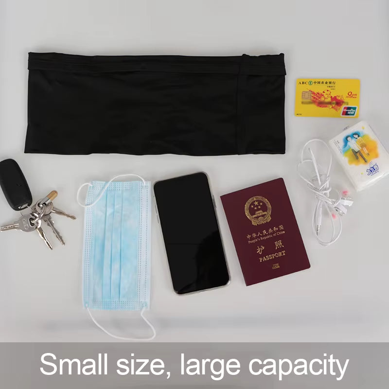Invisible Professional Running Waist Bag Lightweight Thin Marathon Yoga Belt Pack Large Capacity Mobile Phone Sports Fanny Bags